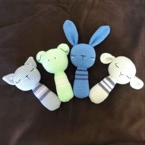 Crochet Baby Toys (Set of 4)